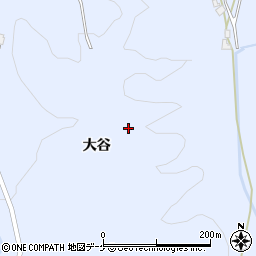 山形県鶴岡市大広（山越）周辺の地図
