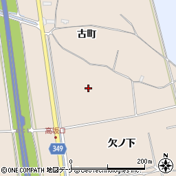 山形県鶴岡市高坂古町周辺の地図