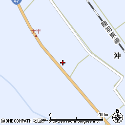 宮城県大崎市岩出山池月上一栗天神南14周辺の地図