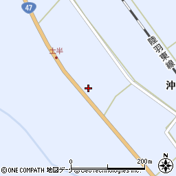 宮城県大崎市岩出山池月上一栗天神南13周辺の地図