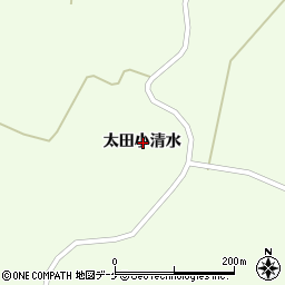 宮城県栗原市築館太田小清水周辺の地図