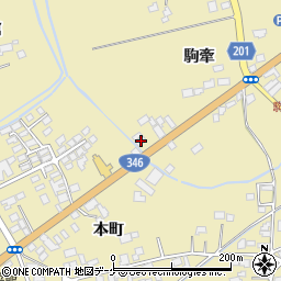 宮城県登米市中田町石森駒牽83周辺の地図