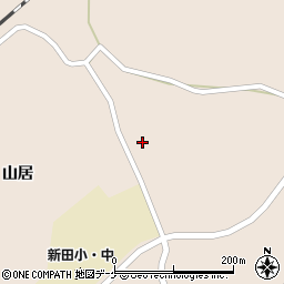 宮城県登米市迫町新田山居84周辺の地図