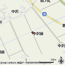 宮城県登米市迫町北方中沢前周辺の地図