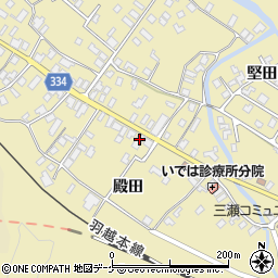 山形県鶴岡市三瀬殿田戌-310周辺の地図