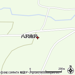 宮城県栗原市築館（八沢南沢）周辺の地図