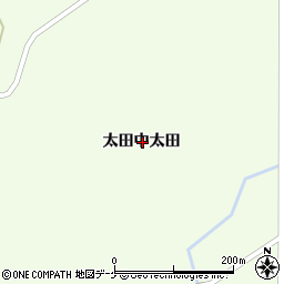 宮城県栗原市築館太田中太田周辺の地図
