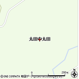 宮城県栗原市築館（太田中太田）周辺の地図