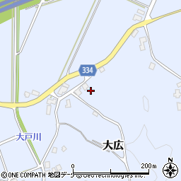 山形県鶴岡市大広大木ノ下87周辺の地図