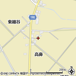 宮城県登米市中田町石森高鼻周辺の地図