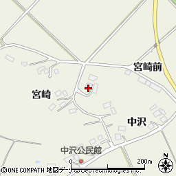 宮城県登米市迫町北方宮崎周辺の地図