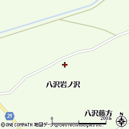 宮城県栗原市築館（八沢新岩ノ沢）周辺の地図