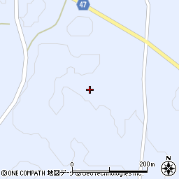 山形県鶴岡市羽黒町手向合戦場周辺の地図