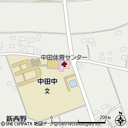 登米市中田体育センター周辺の地図