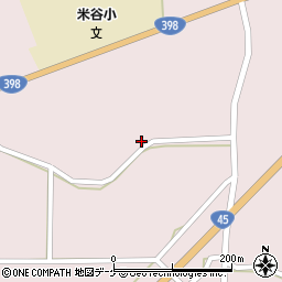 宮城県登米市東和町米谷宮前周辺の地図