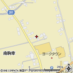 宮城県登米市中田町石森駒牽393-2周辺の地図