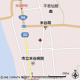 宮城県登米市東和町米谷元町周辺の地図