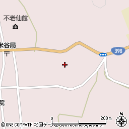 宮城県登米市東和町米谷日面周辺の地図
