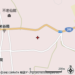 宮城県登米市東和町米谷（日面）周辺の地図