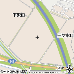 山形県鶴岡市高坂三ケ水口周辺の地図