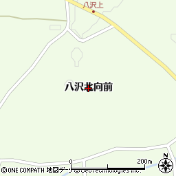 宮城県栗原市築館（八沢北向前）周辺の地図