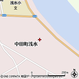 宮城県登米市中田町浅水荒神堂153周辺の地図