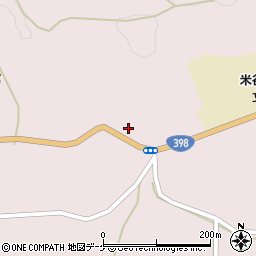 宮城県登米市東和町米谷越路周辺の地図