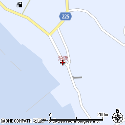 泊浜周辺の地図