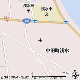 宮城県登米市中田町浅水荒神堂158周辺の地図