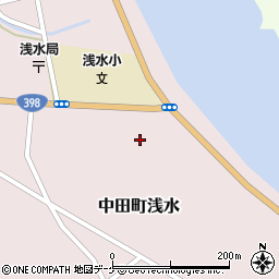 宮城県登米市中田町浅水荒神堂174周辺の地図