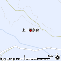 宮城県大崎市岩出山池月上一栗泉森周辺の地図