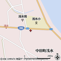 宮城県登米市中田町浅水荒神堂169周辺の地図