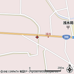 宮城県登米市中田町浅水荒神堂57周辺の地図