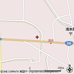 宮城県登米市中田町浅水荒神堂58周辺の地図