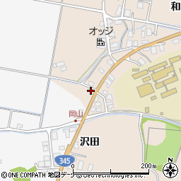 山形県鶴岡市井岡沢田185-40周辺の地図