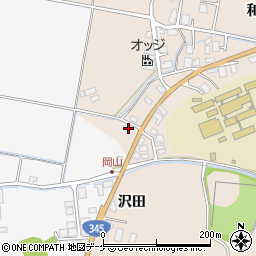 山形県鶴岡市井岡沢田185-33周辺の地図