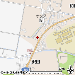 山形県鶴岡市井岡沢田185-17周辺の地図