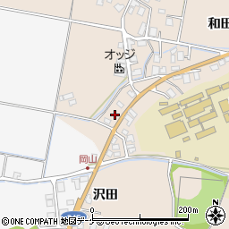 山形県鶴岡市井岡沢田185-18周辺の地図