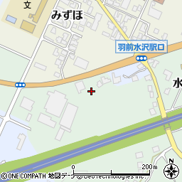 山形県鶴岡市水沢（水京）周辺の地図