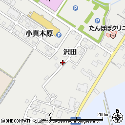 山形県鶴岡市日枝沢田30周辺の地図