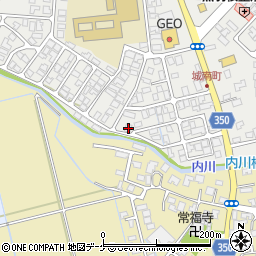 山形県鶴岡市城南町19-14周辺の地図