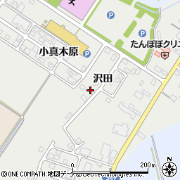 山形県鶴岡市日枝沢田101周辺の地図