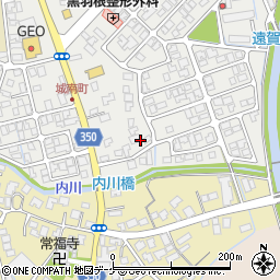 山形県鶴岡市城南町13周辺の地図