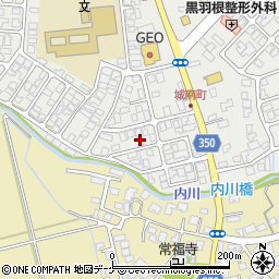 山形県鶴岡市城南町19-6周辺の地図