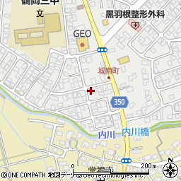 山形県鶴岡市城南町20-22周辺の地図