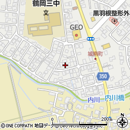 山形県鶴岡市城南町23-12周辺の地図