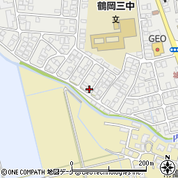 山形県鶴岡市城南町29-7周辺の地図