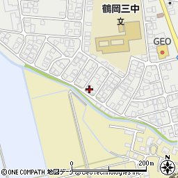 山形県鶴岡市城南町29-10周辺の地図