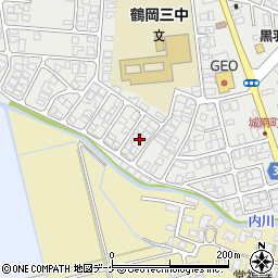 山形県鶴岡市城南町27周辺の地図