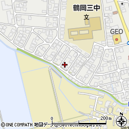 山形県鶴岡市城南町29-12周辺の地図